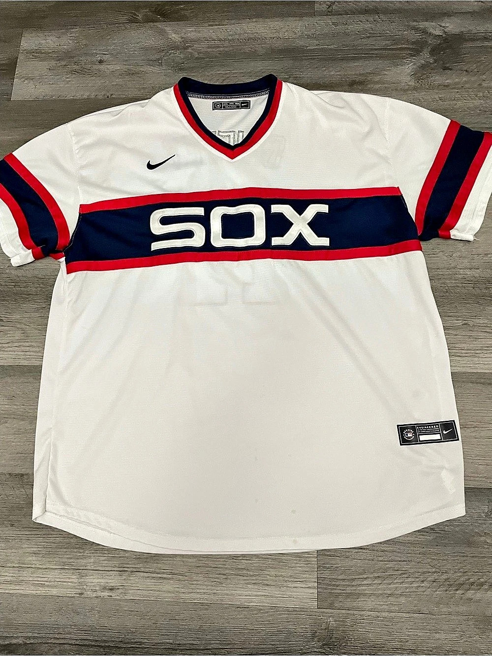 Nike Chicago White Sox Ken Griffey #17 White MLB Baseball Jersey 4XL